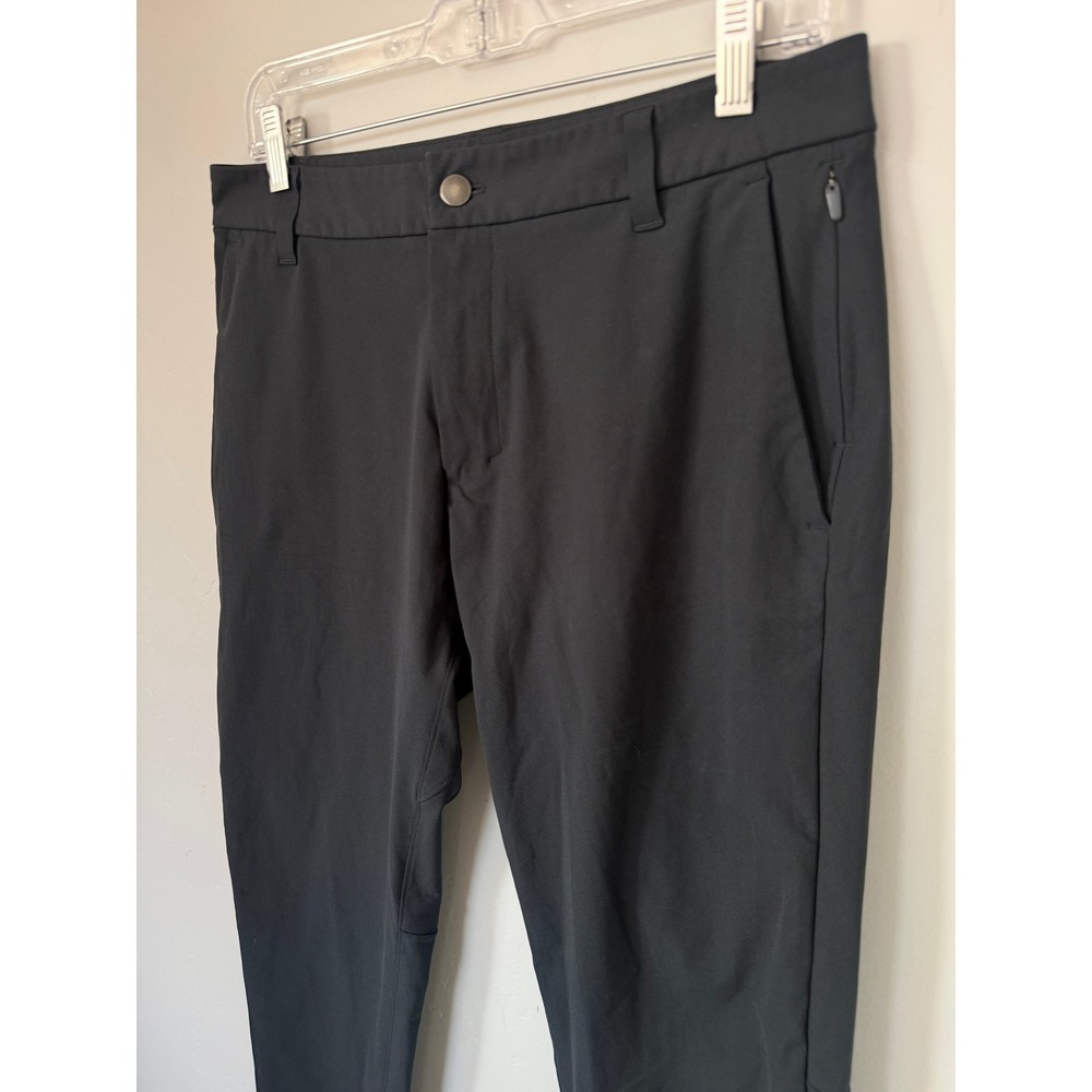 Lululemon Commission Slim Fit Pant 31 Dark Gray Warpstreme Chino Tapered LM5AEXS